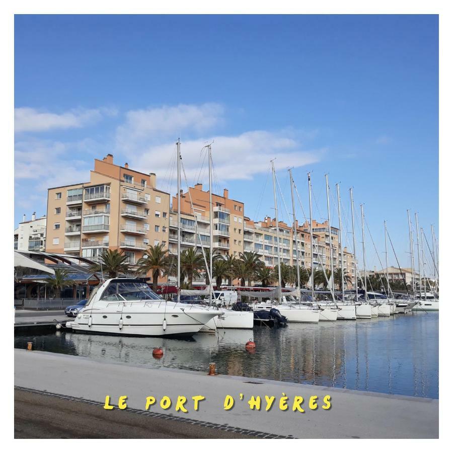 Studio Port D'Hyeres Vue Mer Et Iles De Porquerolles Et Port-Cros Hyères Exterior foto